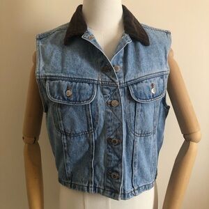 Vintage denim vest